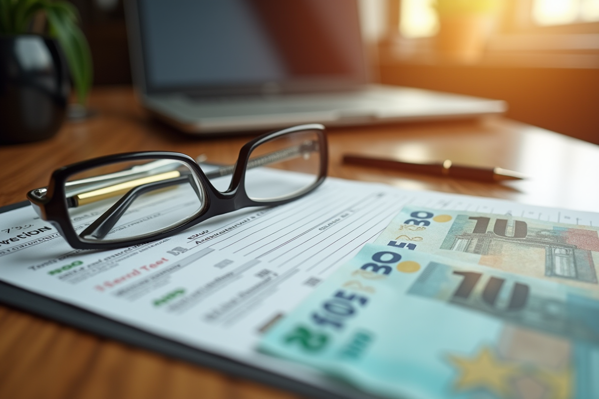 Registre de pension et billets d