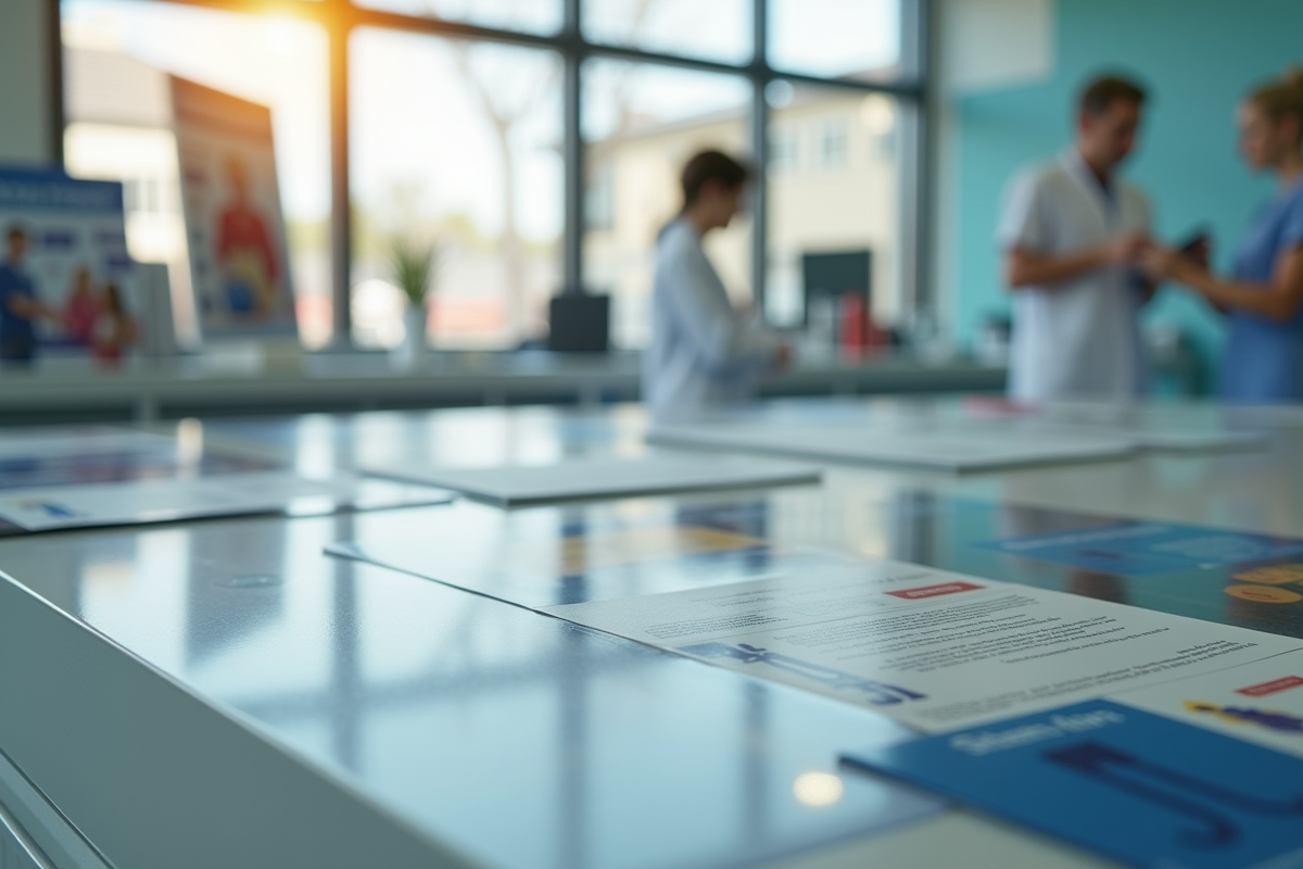 Table de lit moderne avec prix dans un magasin medical